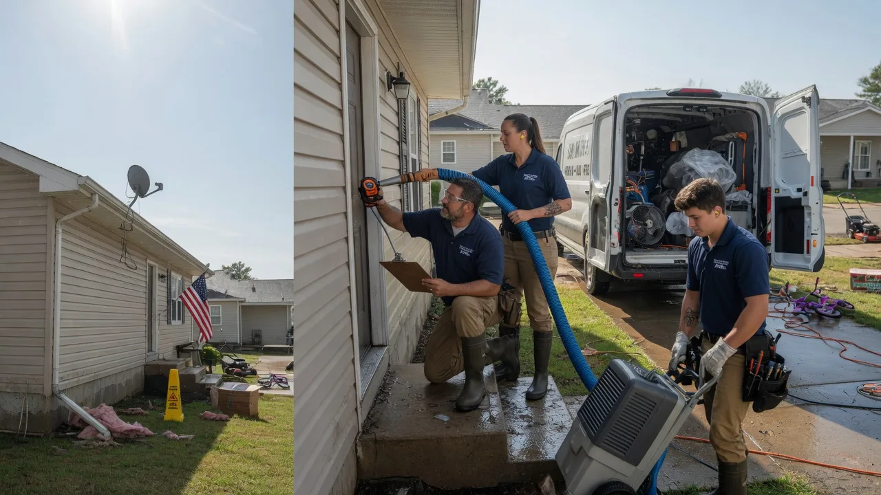 Ceiling Water Damage Restoration in Pickering, MO near me